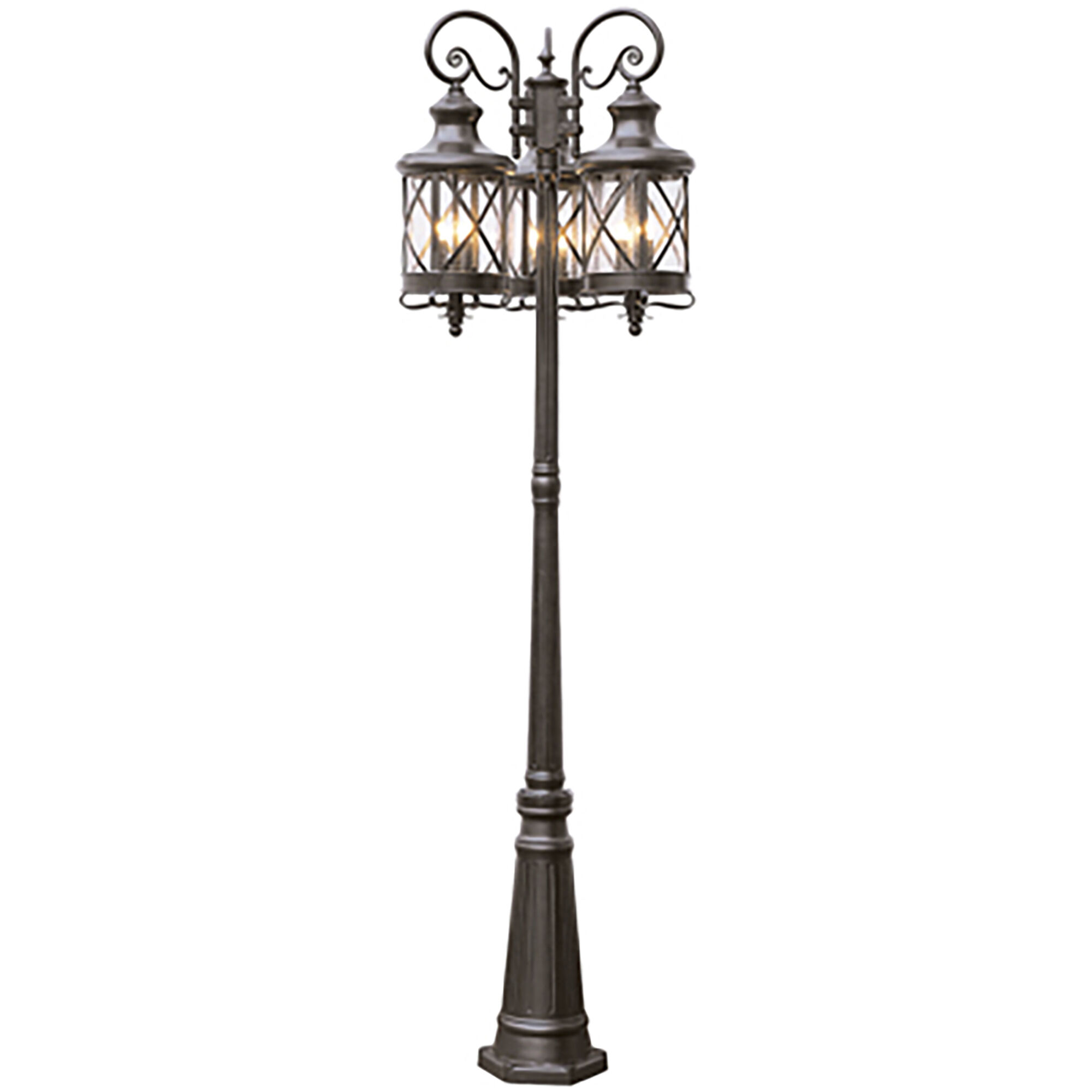 Chandler 9 Light 81 inch Rubbed Oil Bronze Outdoor Pole Light